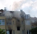 Brand Wohnung mit Menschenrettung Koeln Vingst Ostheimerstr  P014